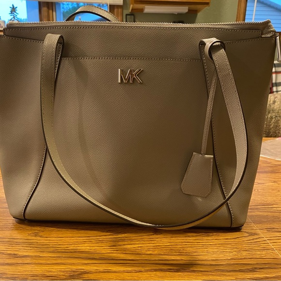 Michael Kors Taupe Tote Bag - Picture 1 of 10